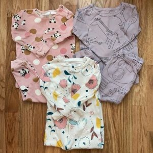 Set of Organic Zara/Little Planet Pajamas, Sz 2T